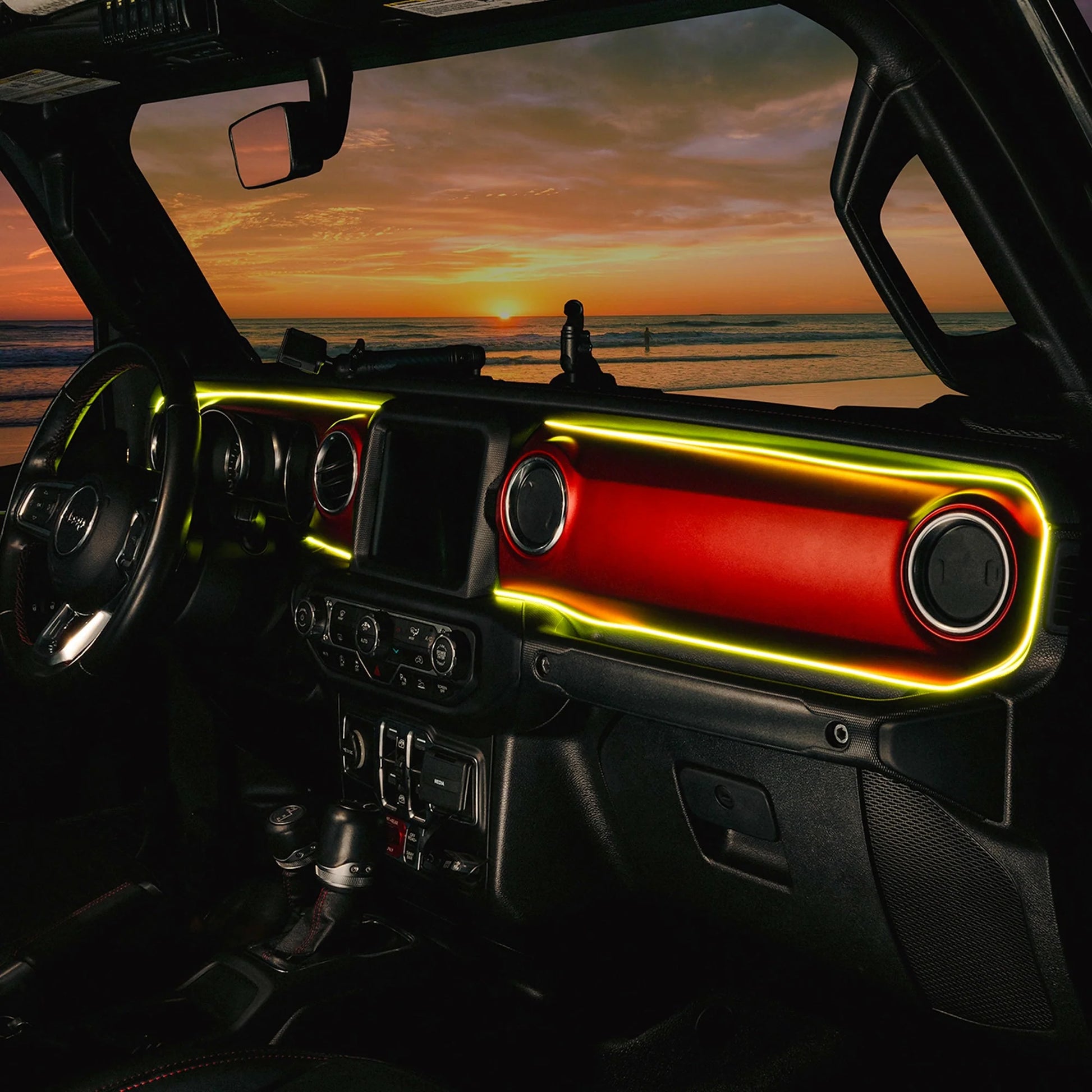2018-2023 Jeep Wrangler JL/Gladiator JT Dynamic ColorSHIFT LED Interior Dash Board Kit by ORACLE Lighting