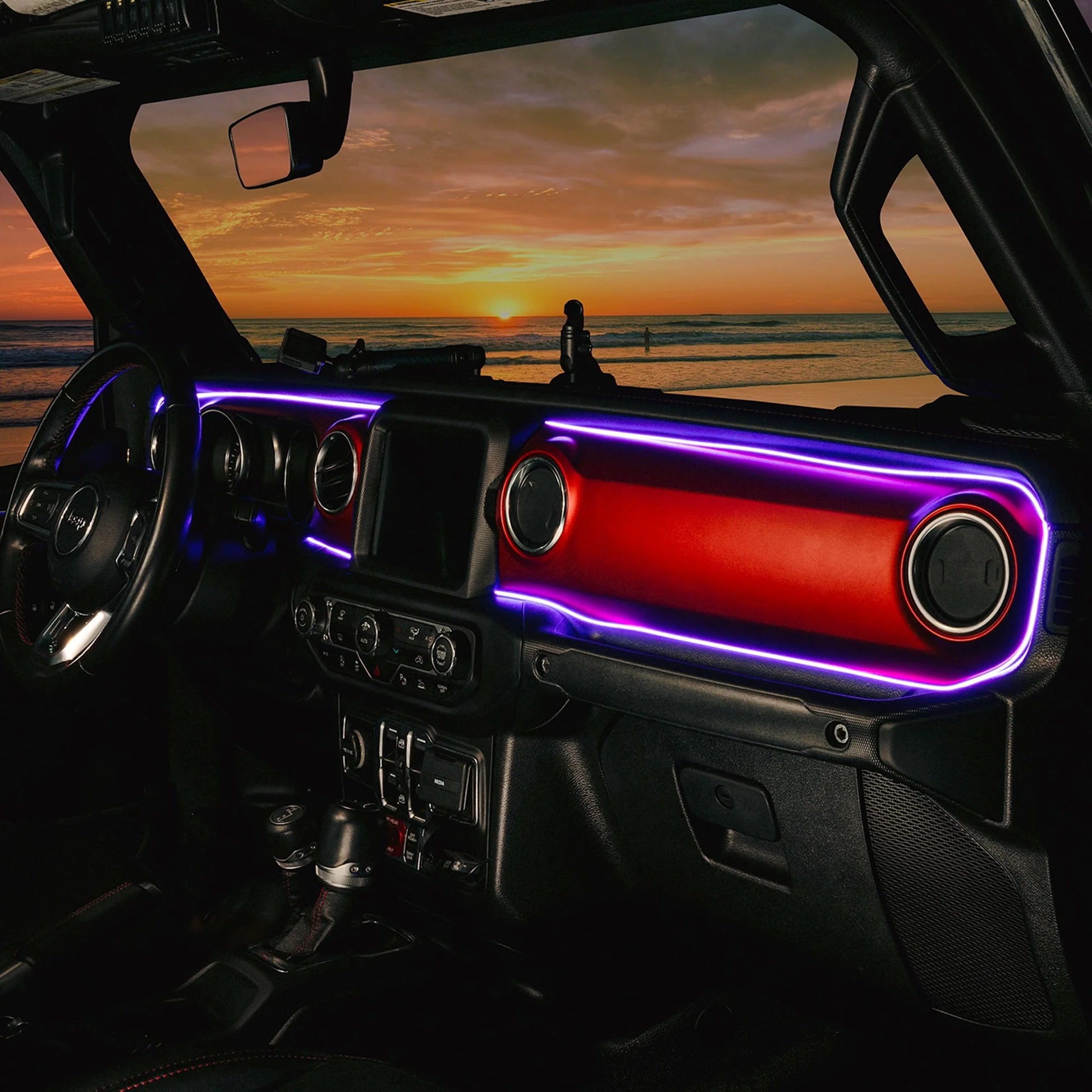 2018-2023 Jeep Wrangler JL/Gladiator JT Dynamic ColorSHIFT LED Interior Dash Board Kit by ORACLE Lighting