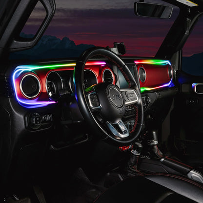 2018-2023 Jeep Wrangler JL/Gladiator JT Dynamic ColorSHIFT LED Interior Dash Board Kit by ORACLE Lighting