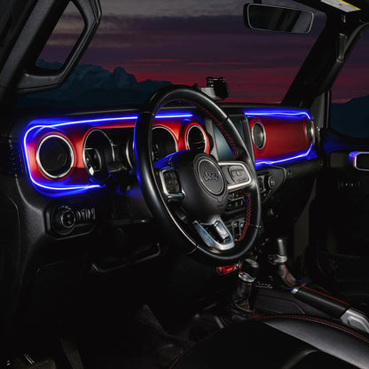 2018-2023 Jeep Wrangler JL/Gladiator JT Dynamic ColorSHIFT LED Interior Dash Board Kit by ORACLE Lighting