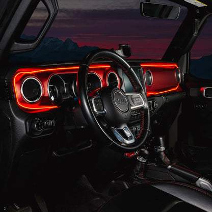 2018-2023 Jeep Wrangler JL/Gladiator JT Dynamic ColorSHIFT LED Interior Dash Board Kit by ORACLE Lighting