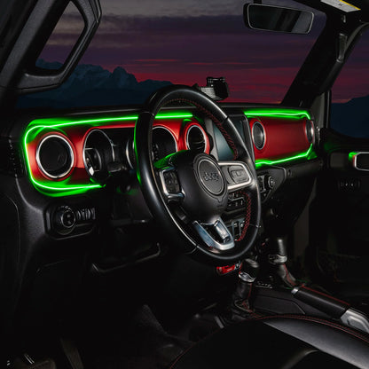 2018-2023 Jeep Wrangler JL/Gladiator JT Dynamic ColorSHIFT LED Interior Dash Board Kit by ORACLE Lighting