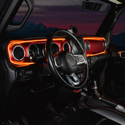 2018-2023 Jeep Wrangler JL/Gladiator JT Dynamic ColorSHIFT LED Interior Dash Board Kit by ORACLE Lighting