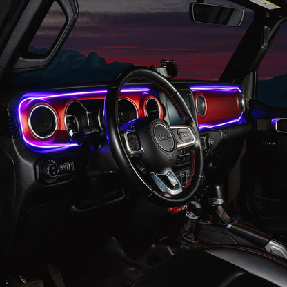 2018-2023 Jeep Wrangler JL/Gladiator JT Dynamic ColorSHIFT LED Interior Dash Board Kit by ORACLE Lighting