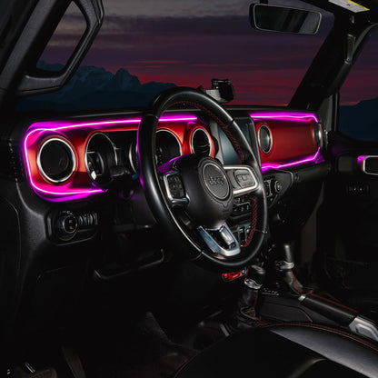 2018-2023 Jeep Wrangler JL/Gladiator JT Dynamic ColorSHIFT LED Interior Dash Board Kit by ORACLE Lighting
