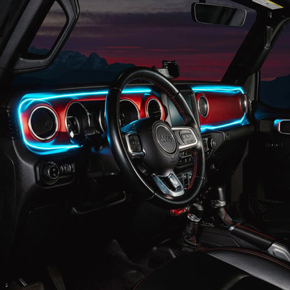 2018-2023 Jeep Wrangler JL/Gladiator JT Dynamic ColorSHIFT LED Interior Dash Board Kit by ORACLE Lighting
