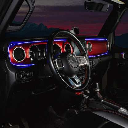 2018-2023 Jeep Wrangler JL/Gladiator JT Dynamic ColorSHIFT LED Interior Dash Board Kit by ORACLE Lighting