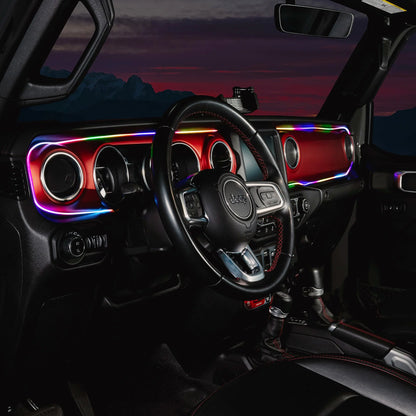2018-2023 Jeep Wrangler JL/Gladiator JT Dynamic ColorSHIFT LED Interior Dash Board Kit by ORACLE Lighting