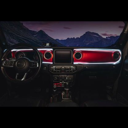 2018-2023 Jeep Wrangler JL/Gladiator JT Dynamic ColorSHIFT LED Interior Dash Board Kit by ORACLE Lighting