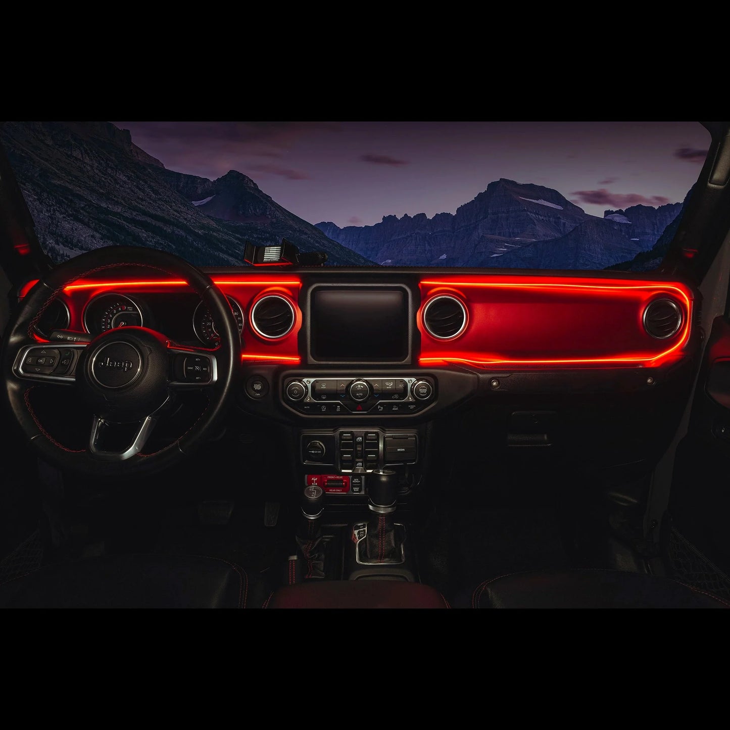 2018-2023 Jeep Wrangler JL/Gladiator JT Dynamic ColorSHIFT LED Interior Dash Board Kit by ORACLE Lighting