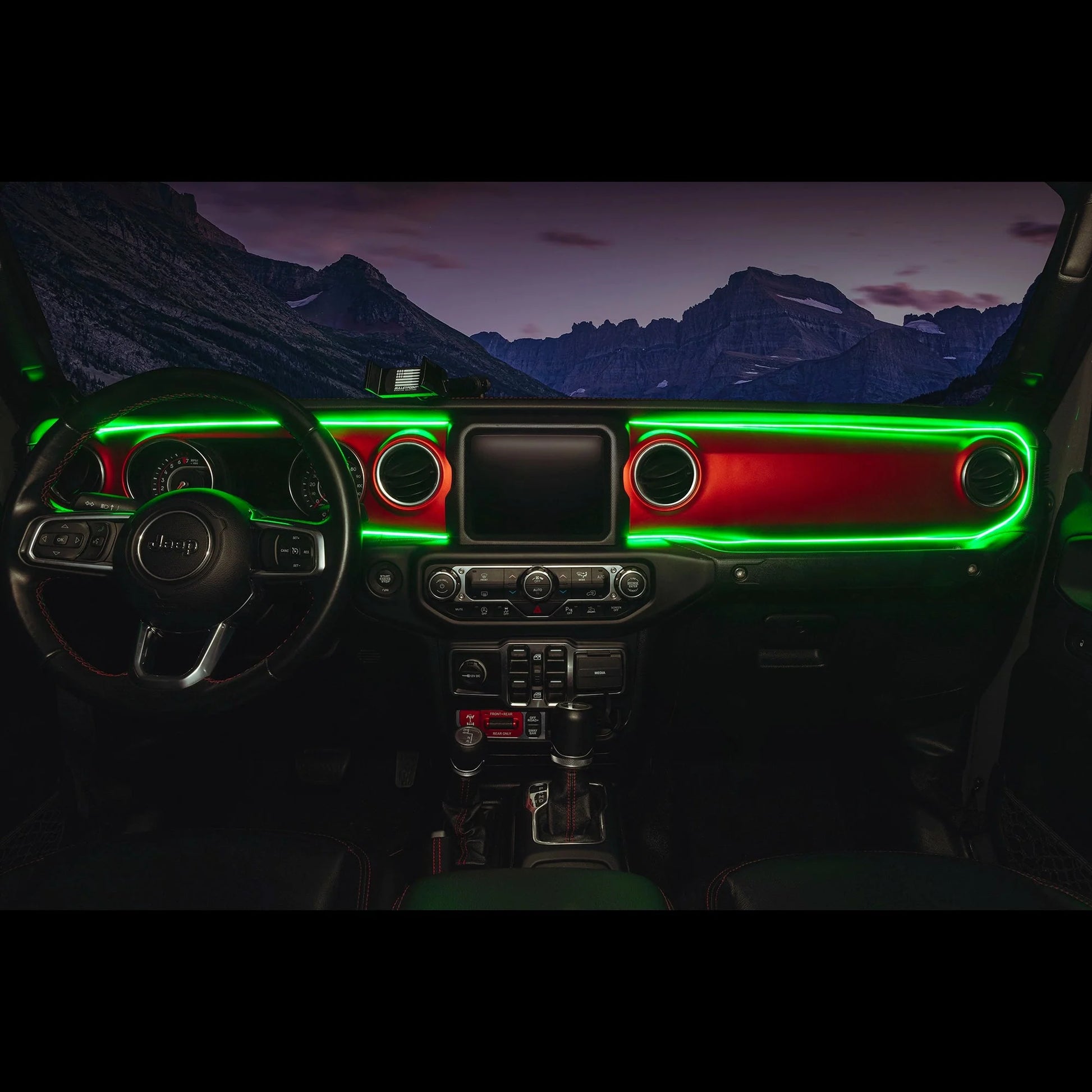 2018-2023 Jeep Wrangler JL/Gladiator JT Dynamic ColorSHIFT LED Interior Dash Board Kit by ORACLE Lighting