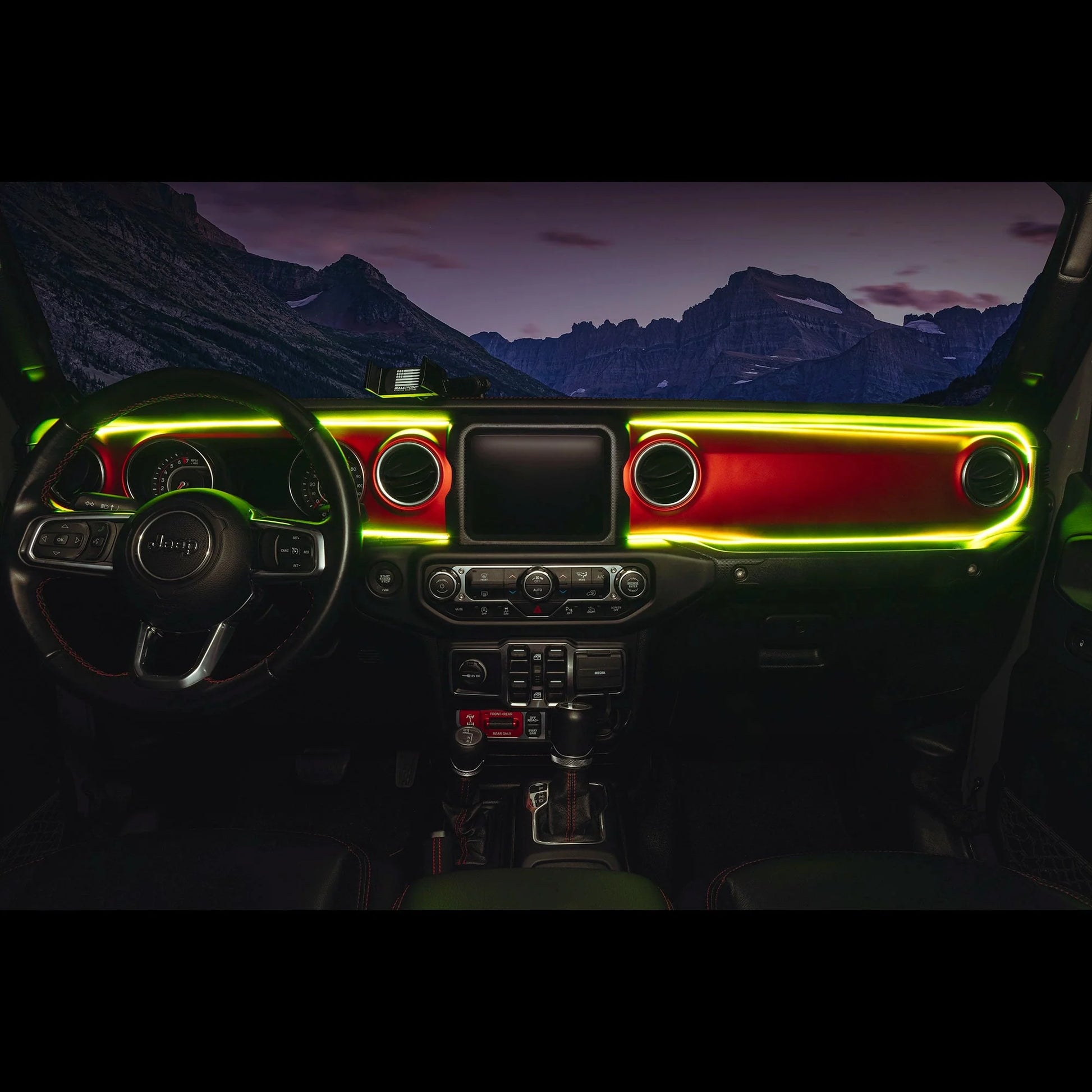 2018-2023 Jeep Wrangler JL/Gladiator JT Dynamic ColorSHIFT LED Interior Dash Board Kit by ORACLE Lighting