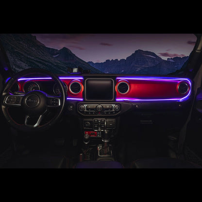 2018-2023 Jeep Wrangler JL/Gladiator JT Dynamic ColorSHIFT LED Interior Dash Board Kit by ORACLE Lighting