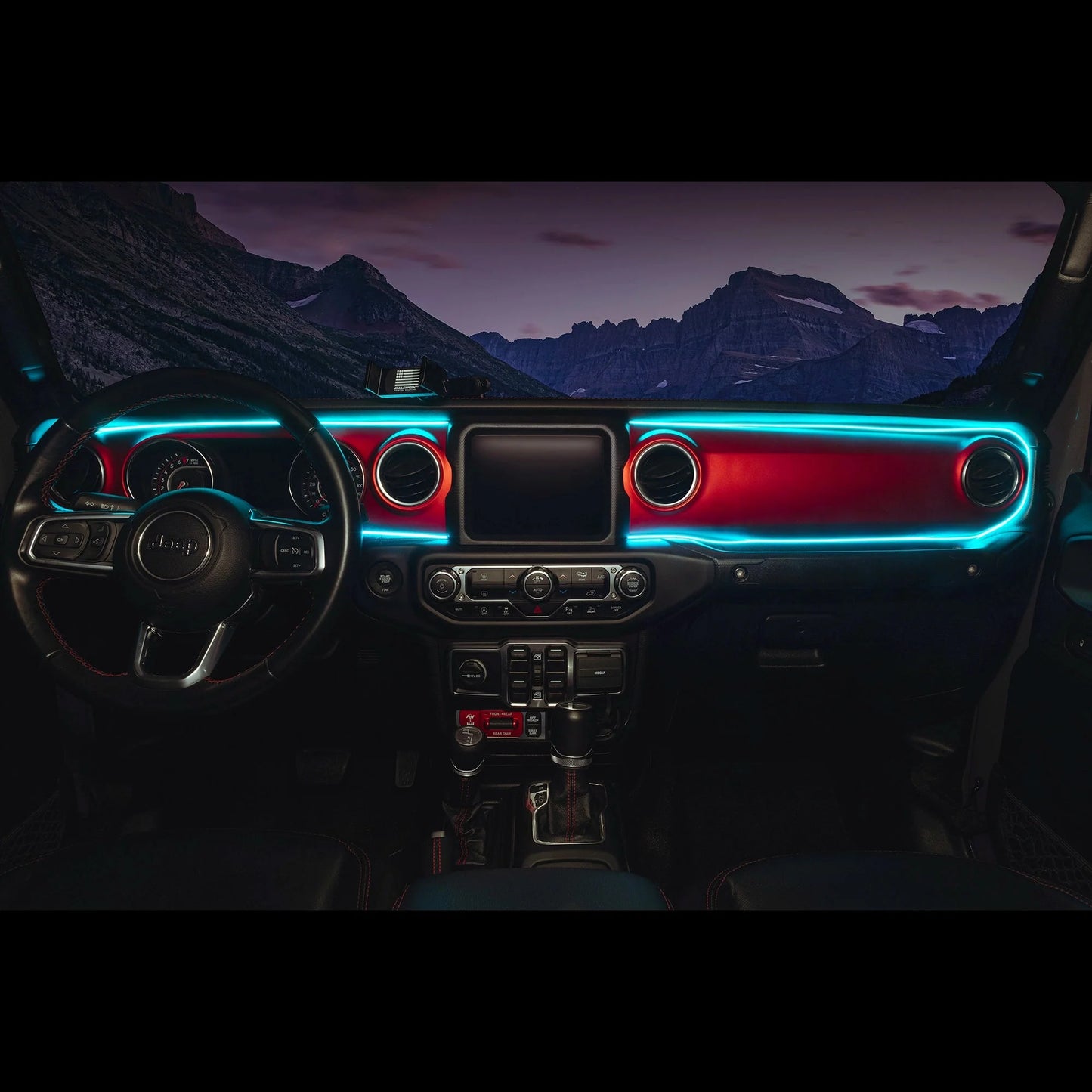 2018-2023 Jeep Wrangler JL/Gladiator JT Dynamic ColorSHIFT LED Interior Dash Board Kit by ORACLE Lighting