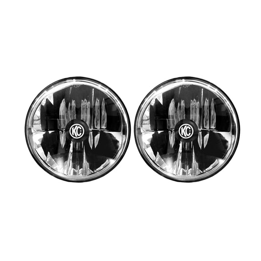KC Headlights Gravity LED 7in 2-Light 1997-2006 Jeep Wrangler TJ by KC HiLiTES