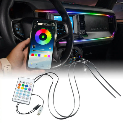 2021-2025 Ford Bronco Dynamic ColorSHIFT LED Dash Kit - USB Plug & Play Interior Lighting by ORACLE Lighting