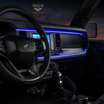 2021-2025 Ford Bronco Dynamic ColorSHIFT LED Dash Kit - USB Plug & Play Interior Lighting by ORACLE Lighting