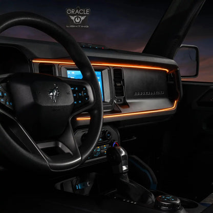2021-2025 Ford Bronco Dynamic ColorSHIFT LED Dash Kit - USB Plug & Play Interior Lighting by ORACLE Lighting