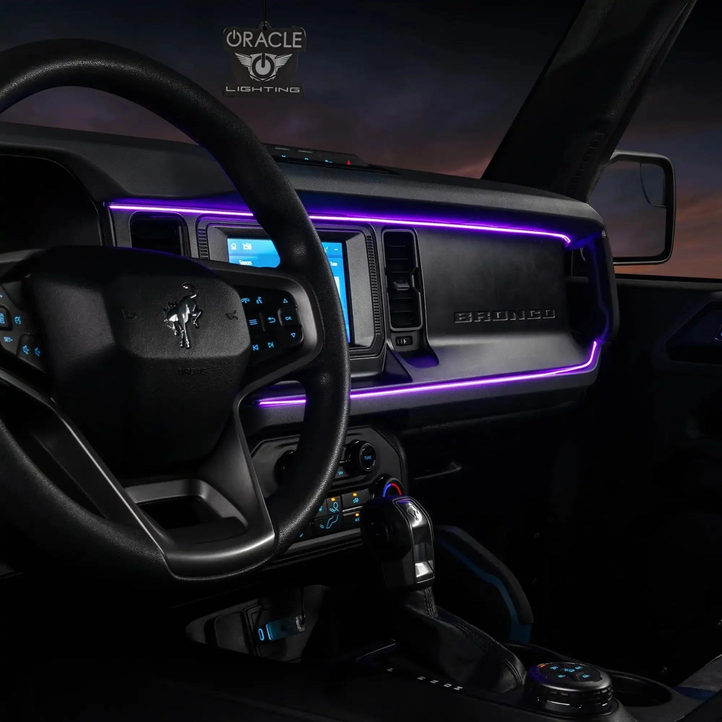 2021-2025 Ford Bronco Dynamic ColorSHIFT LED Dash Kit - USB Plug & Play Interior Lighting by ORACLE Lighting