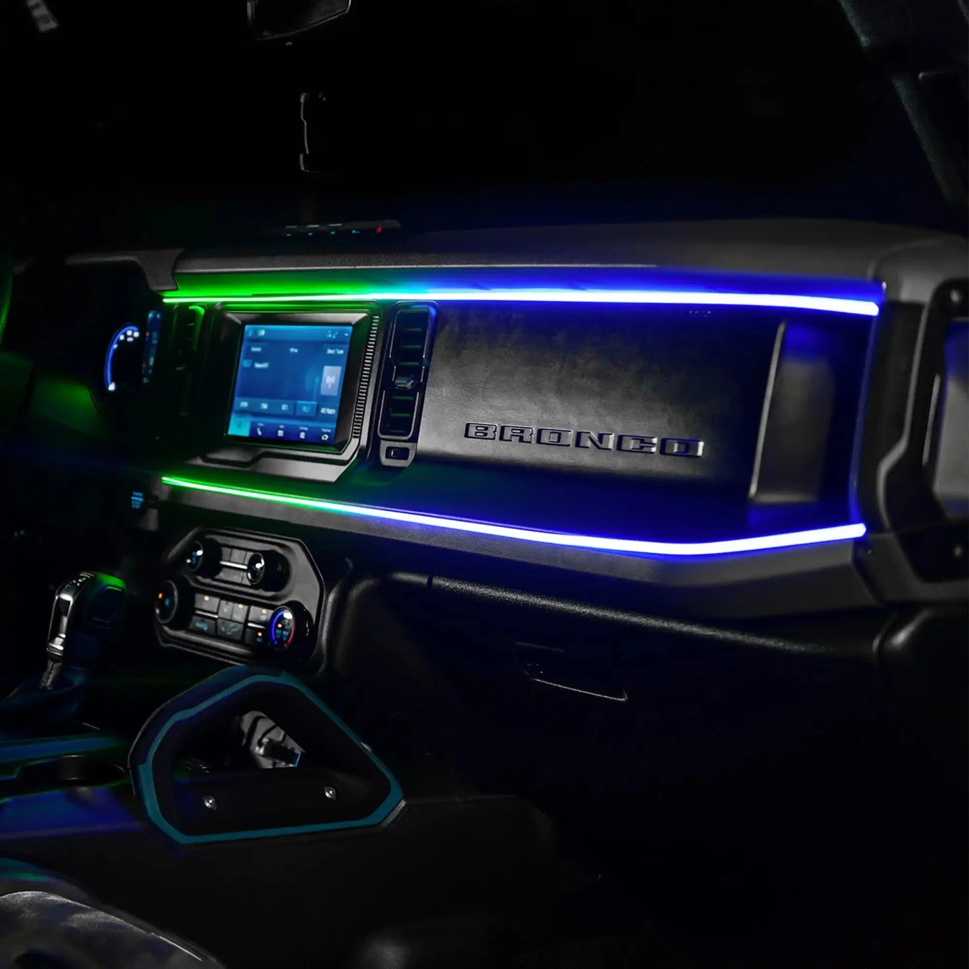 2021-2025 Ford Bronco Dynamic ColorSHIFT LED Dash Kit - USB Plug & Play Interior Lighting by ORACLE Lighting