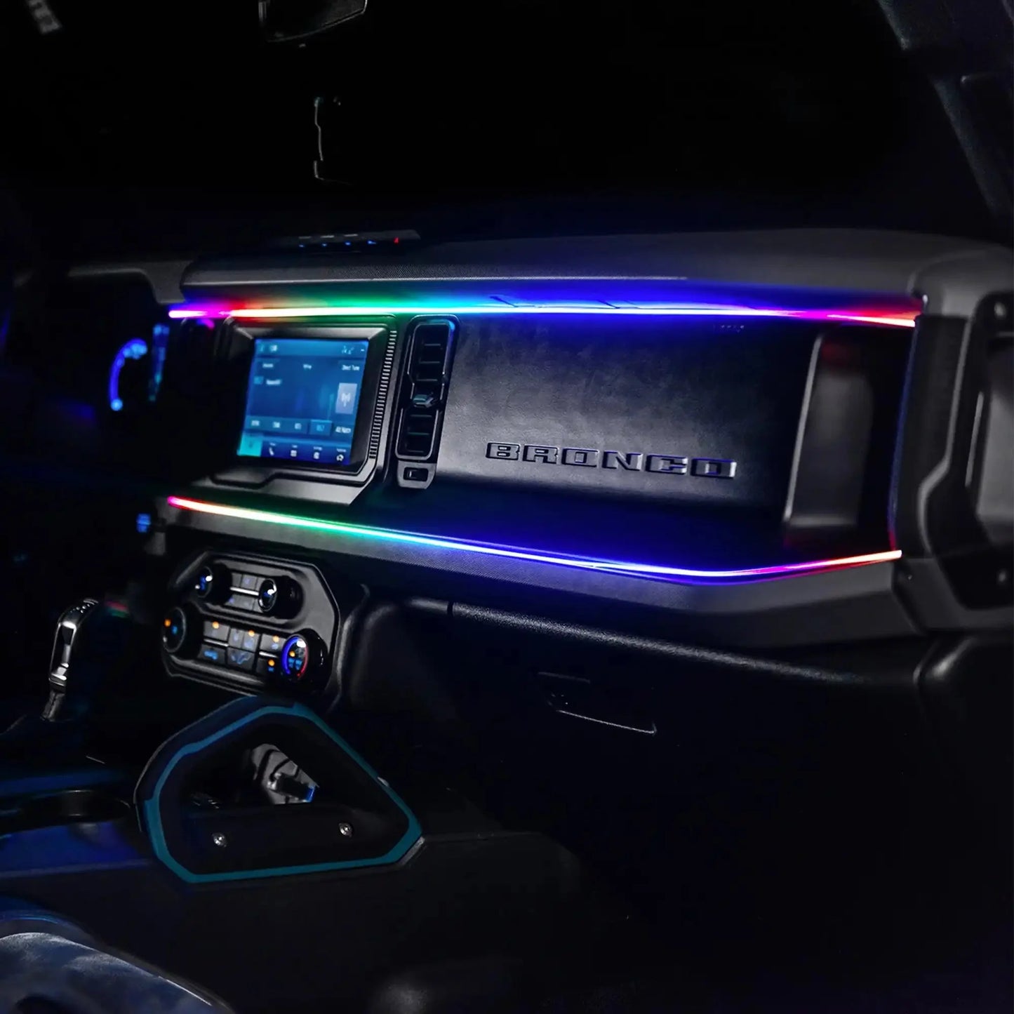 2021-2025 Ford Bronco Dynamic ColorSHIFT LED Dash Kit - USB Plug & Play Interior Lighting by ORACLE Lighting