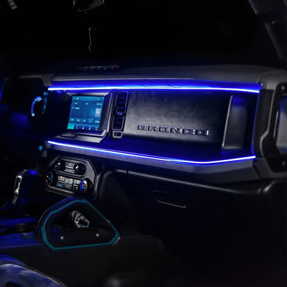 2021-2025 Ford Bronco Dynamic ColorSHIFT LED Dash Kit - USB Plug & Play Interior Lighting by ORACLE Lighting