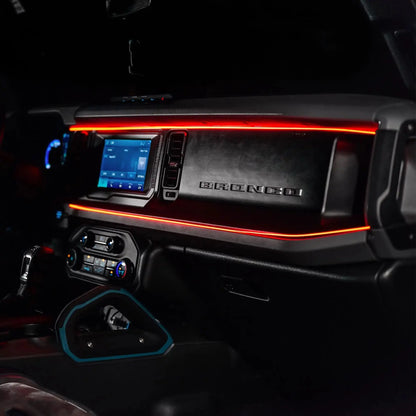 2021-2025 Ford Bronco Dynamic ColorSHIFT LED Dash Kit - USB Plug & Play Interior Lighting by ORACLE Lighting