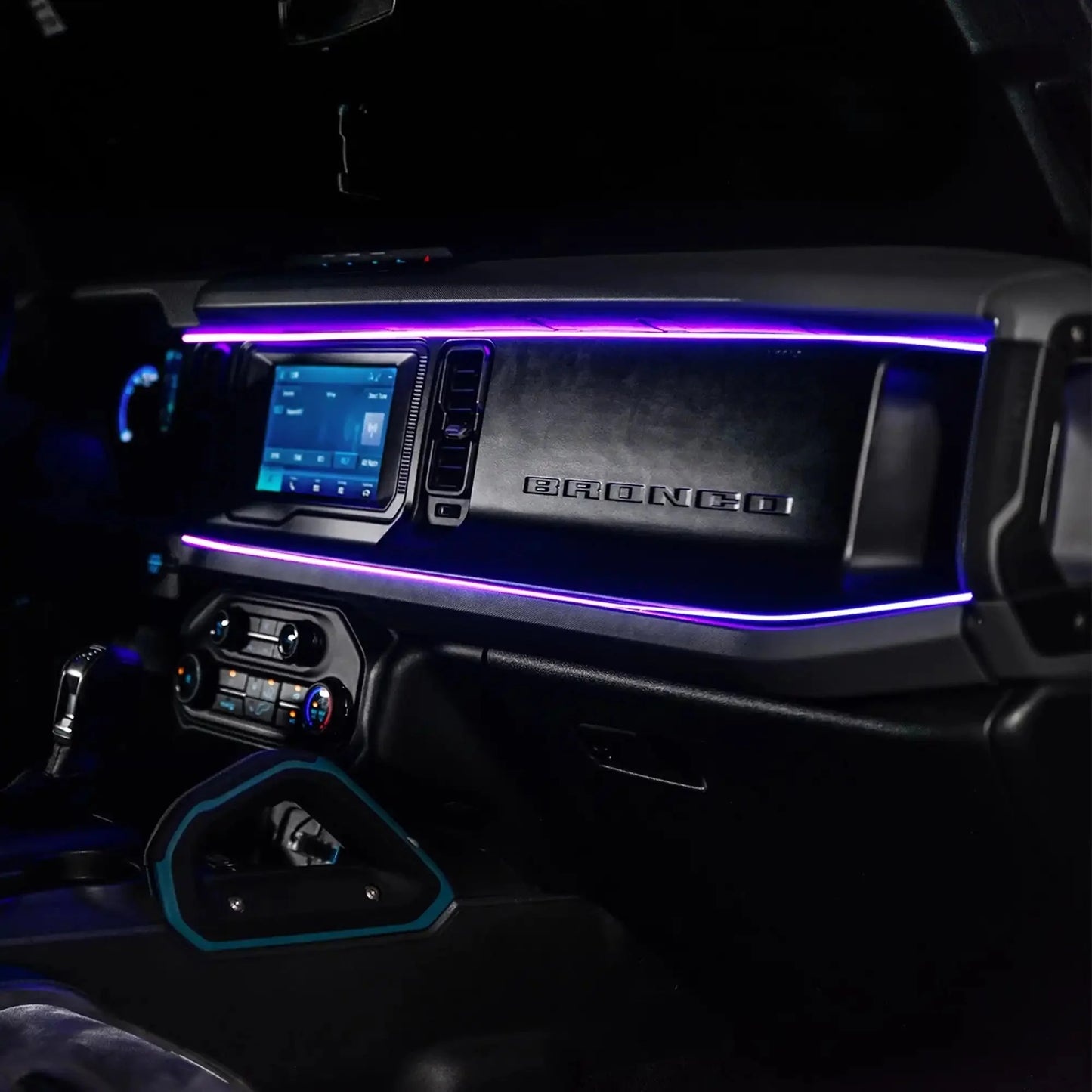 2021-2025 Ford Bronco Dynamic ColorSHIFT LED Dash Kit - USB Plug & Play Interior Lighting by ORACLE Lighting