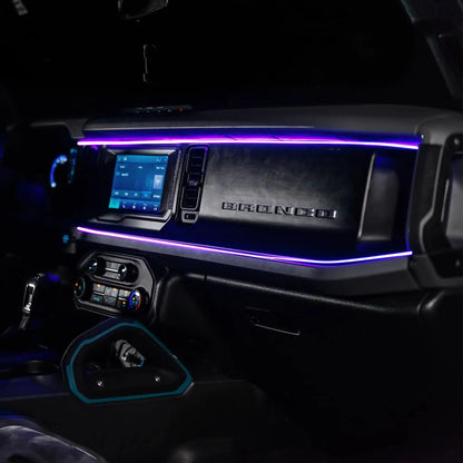 2021-2025 Ford Bronco Dynamic ColorSHIFT LED Dash Kit - USB Plug & Play Interior Lighting by ORACLE Lighting