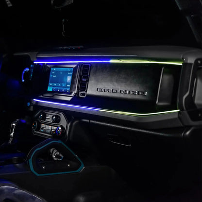 2021-2025 Ford Bronco Dynamic ColorSHIFT LED Dash Kit - USB Plug & Play Interior Lighting by ORACLE Lighting