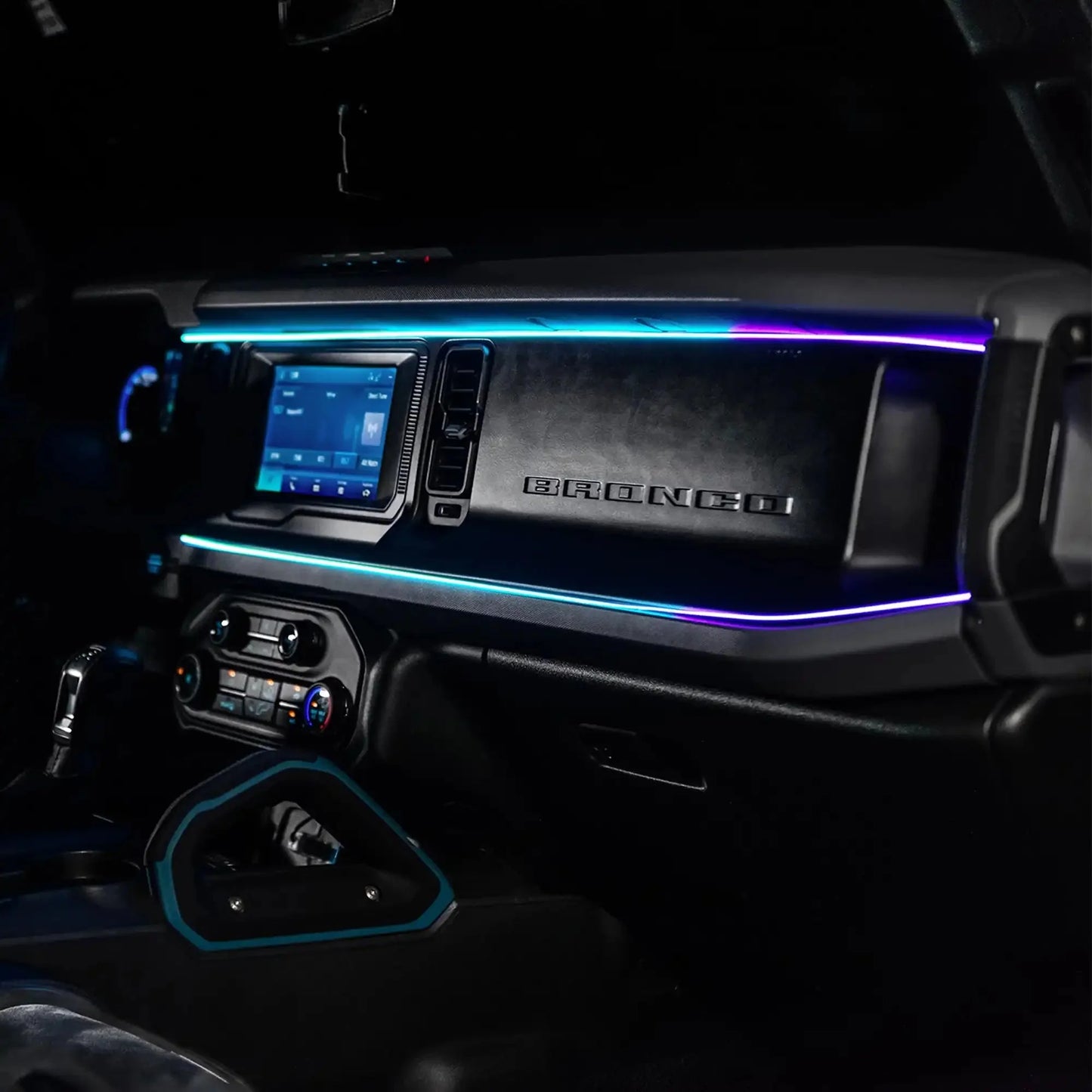 2021-2025 Ford Bronco Dynamic ColorSHIFT LED Dash Kit - USB Plug & Play Interior Lighting by ORACLE Lighting