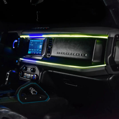 2021-2025 Ford Bronco Dynamic ColorSHIFT LED Dash Kit - USB Plug & Play Interior Lighting by ORACLE Lighting