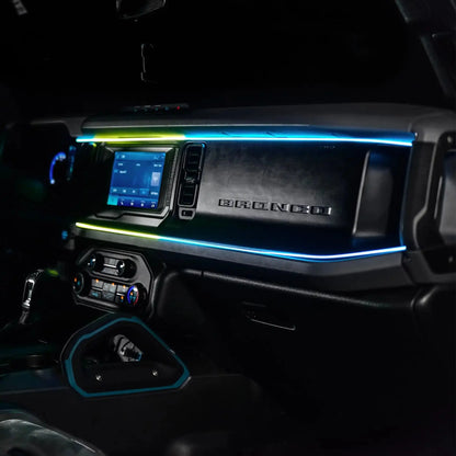 2021-2025 Ford Bronco Dynamic ColorSHIFT LED Dash Kit - USB Plug & Play Interior Lighting by ORACLE Lighting