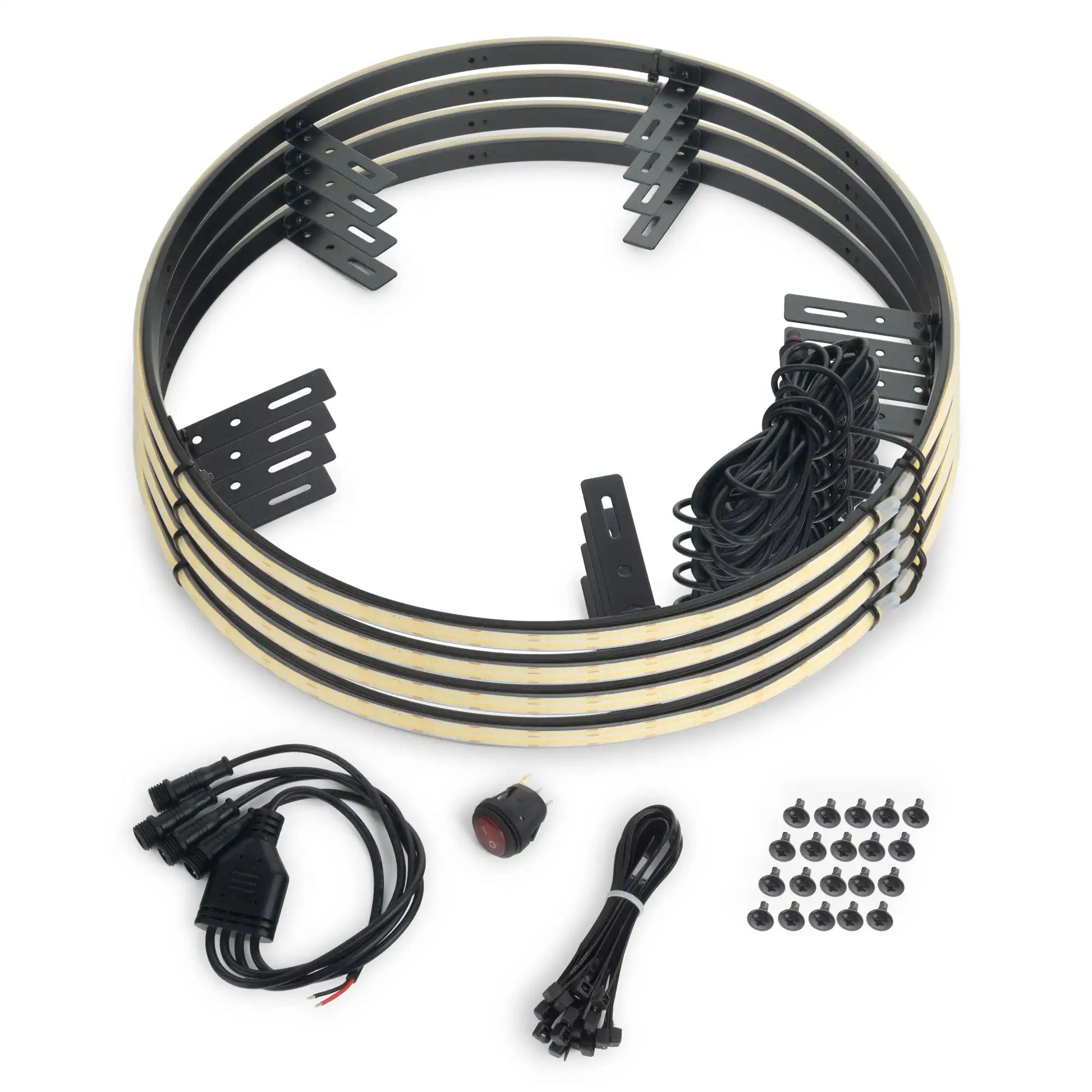 ORACLE Lighting LED Illuminated Wheel Rings - 16.5" PLASMA™ by ORACLE Lighting