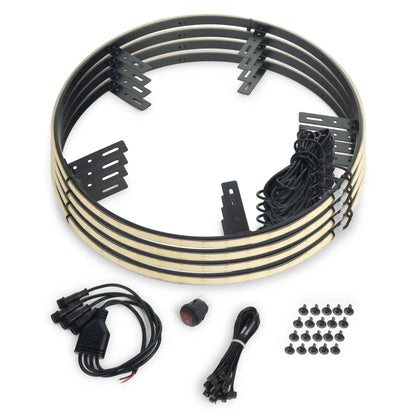 ORACLE Lighting LED Illuminated Wheel Rings - 16.5" PLASMA™ by ORACLE Lighting
