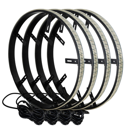 XTREME Illumination 5-Row LED Wheel Rings- WHITE - PRE-ORDER by ORACLE Lighting