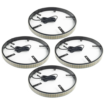 XTREME Illumination 5-Row LED Wheel Rings- WHITE - PRE-ORDER by ORACLE Lighting