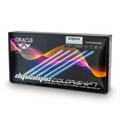 Dynamic ColorSHIFT 18-Piece Universal LED Interior Kit - Bluetooth Multi-Zone Lighting by ORACLE Lighting
