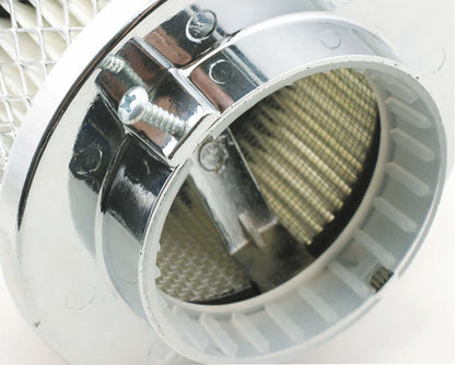 Mr. Gasket Air Cleaner - Deep Dish - 4 Inch x 2 Inch - Chrome by Mr Gasket