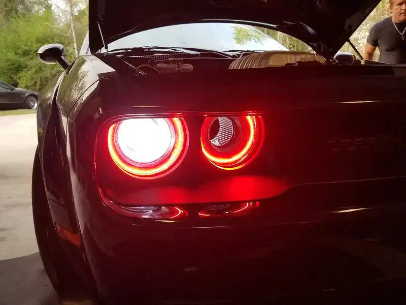 2015–23 Dodge Challenger Halo Lights — Standard Mount by ORACLE Lighting