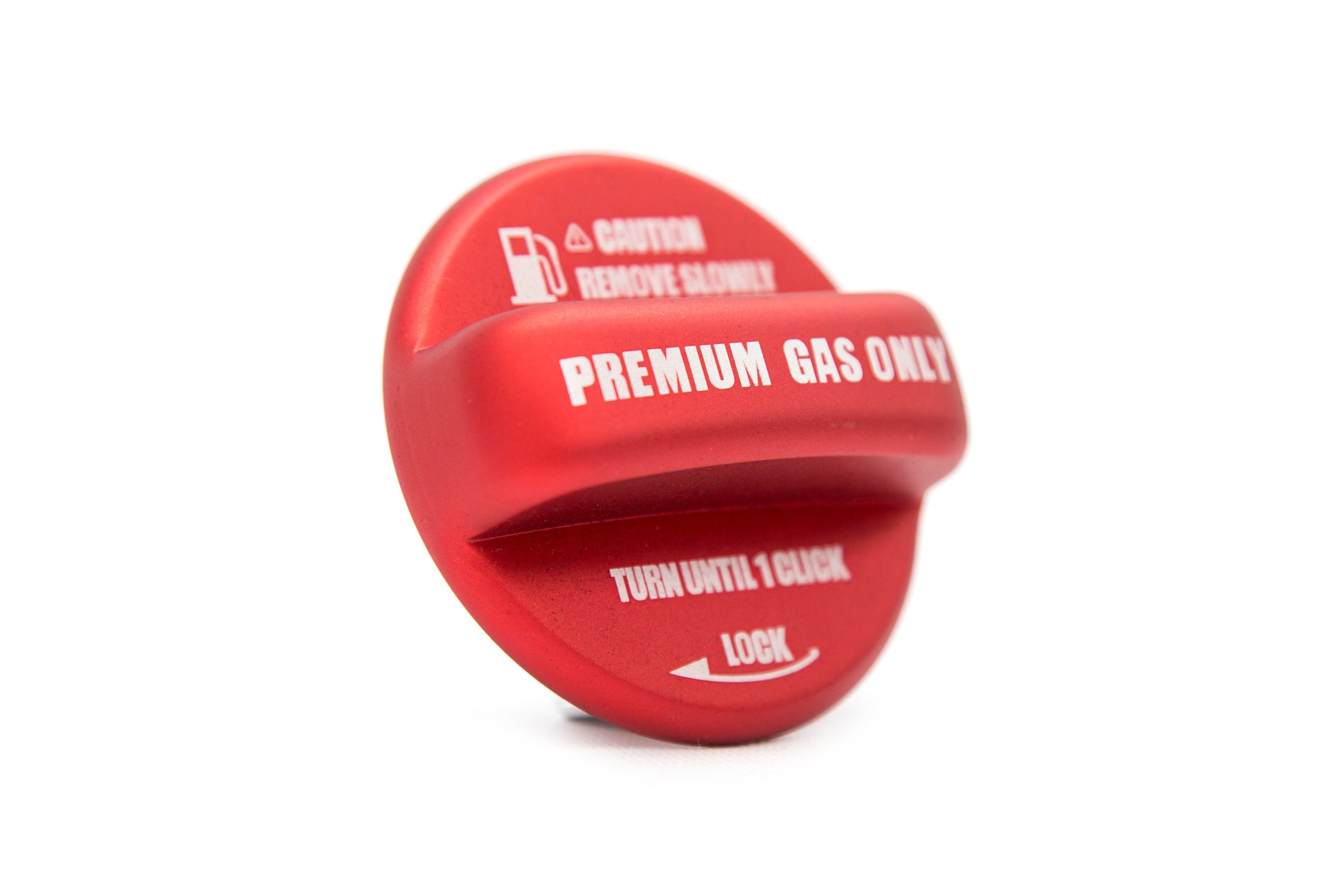 OLM Anodized Red Fuel Cap Cover - 15+ WRX / STI, 13+ FT86, 13+ Crosstrek, 14+ Forester, 12+ Impreza, by OLM