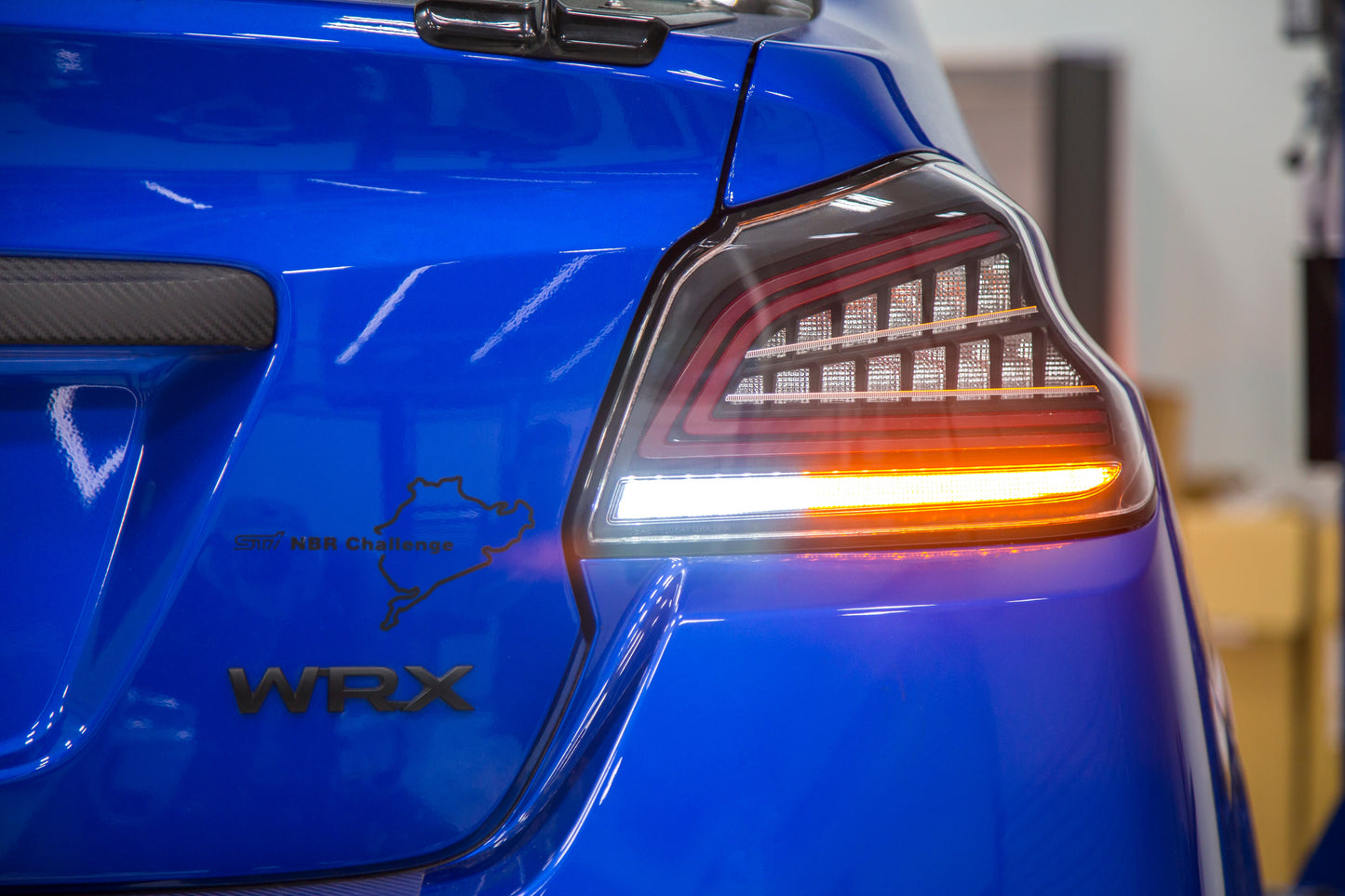 OLM Spec CR Tail Lights (Clear Lens, Black Base) - 2015-2021 Subaru WRX & STI by MYX Automotive