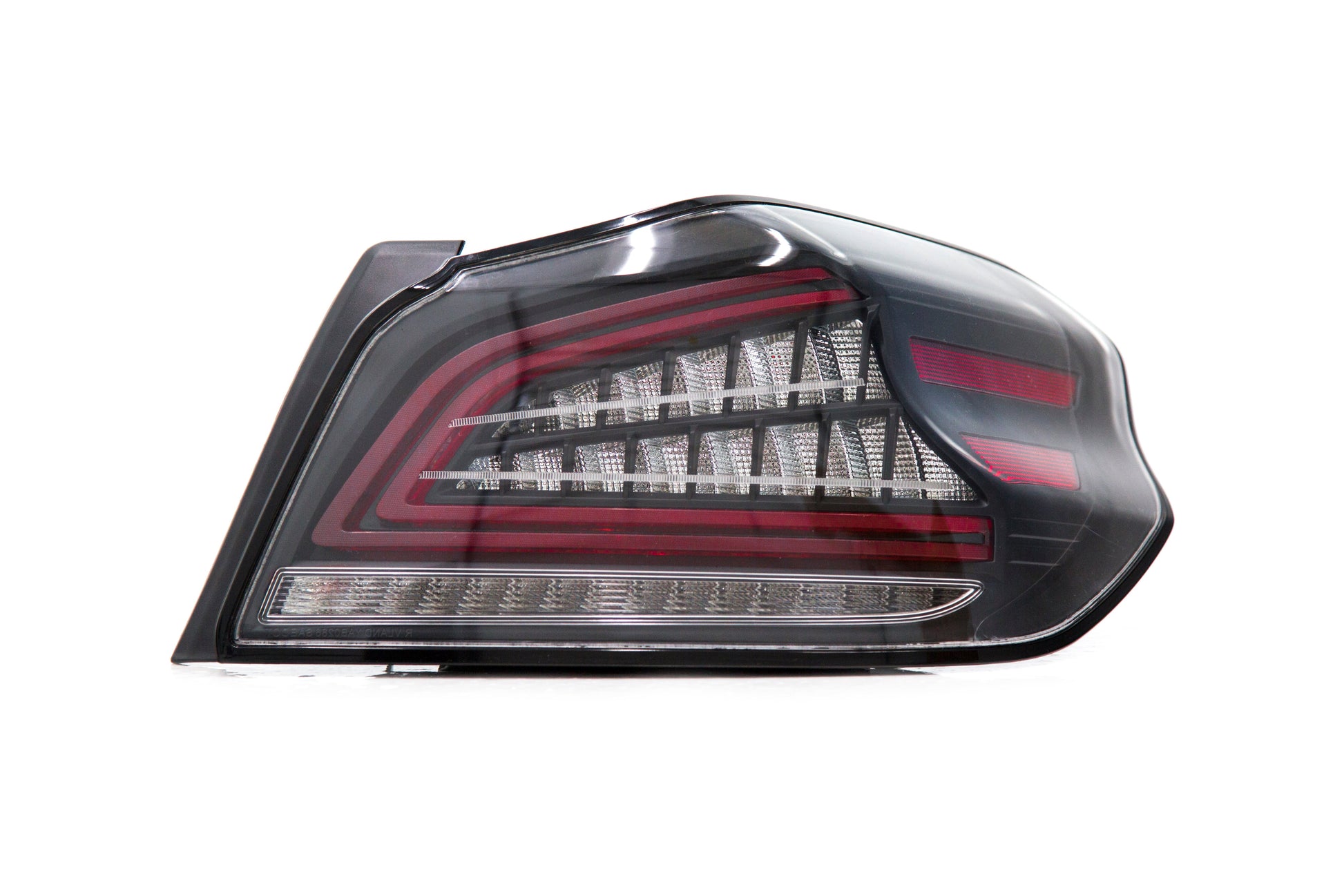 OLM Spec CR Tail Lights (Clear Lens, Black Base) - 2015-2021 Subaru WRX & STI by MYX Automotive