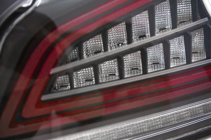 OLM Spec CR Tail Lights (Clear Lens, Black Base) - 2015-2021 Subaru WRX & STI by MYX Automotive