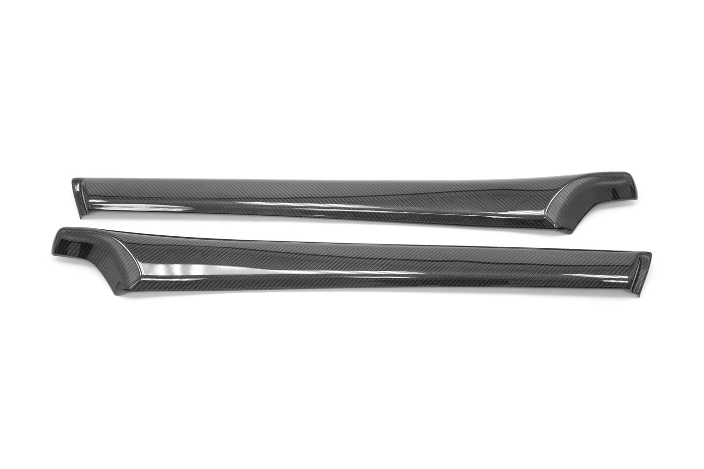 OLM LE Dry Carbon Front Door Trim Upper Panels - 2015-2021 WRX / STI by OLM