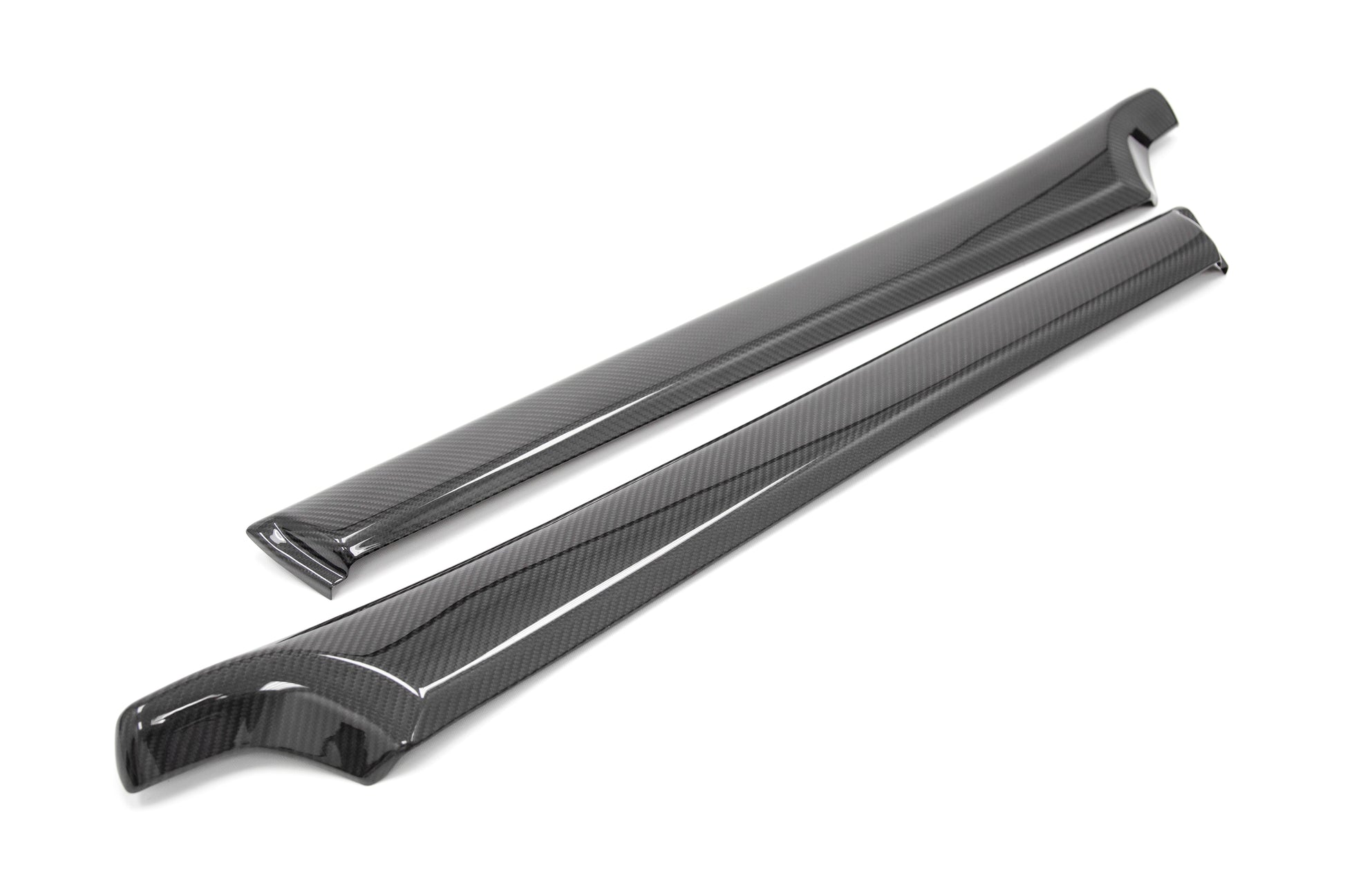 OLM LE Dry Carbon Front Door Trim Upper Panels - 2015-2021 WRX / STI by OLM