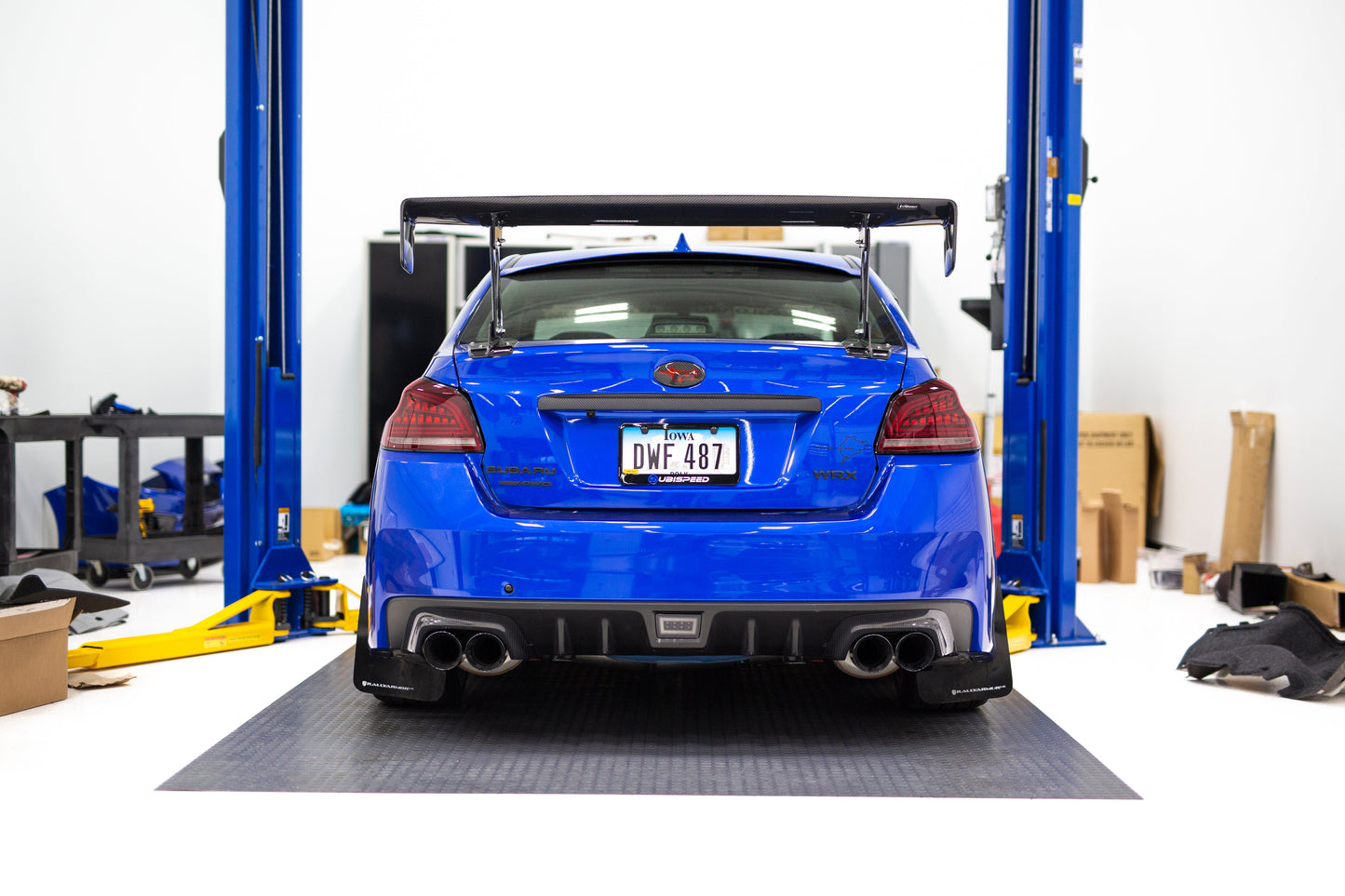 OLM Spec CR Tail Lights (Red Lens, Black Base) - 2015-2021 Subaru WRX & STI by MYX Automotive