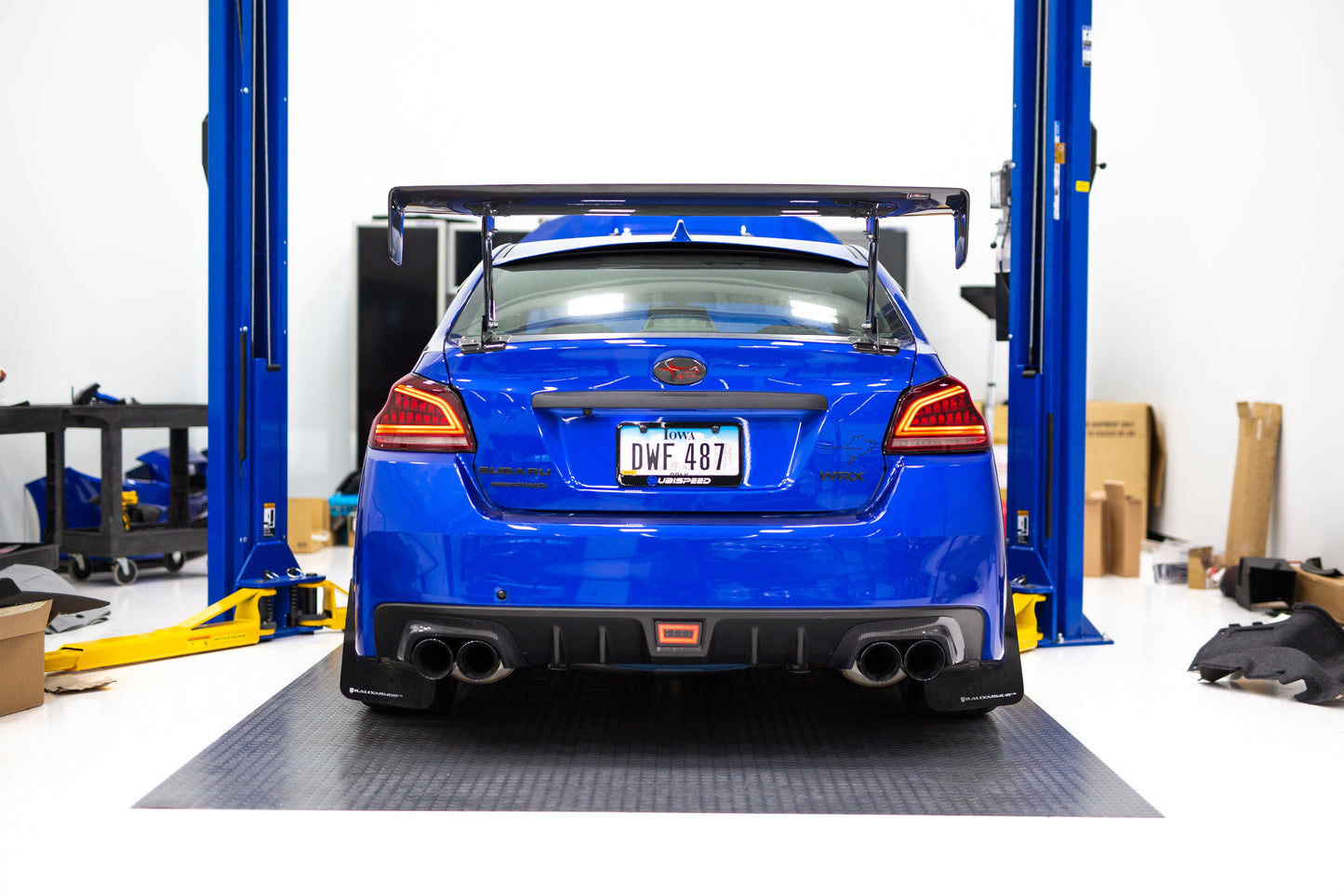 OLM Spec CR Tail Lights (Red Lens, Black Base) - 2015-2021 Subaru WRX & STI by MYX Automotive