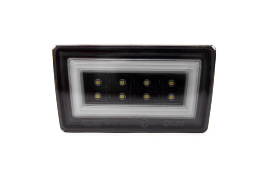 OLM NB+R F1 Rear Brake Light (Smoke Lens, Gloss Black Base, White Bar) - 15+ WRX / STI by OLM