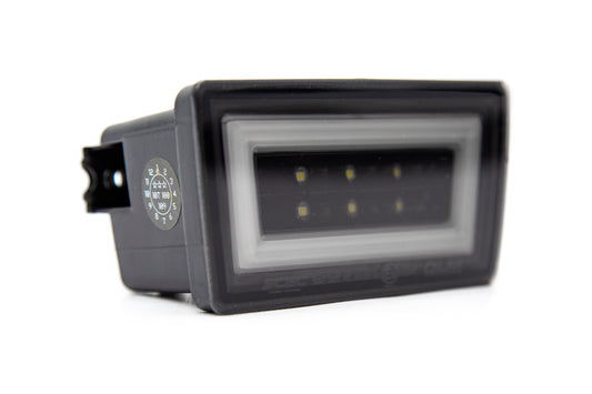 OLM NB+R F1 Rear Brake Light (Smoke Lens, Gloss Black Base, White Bar) - 15+ WRX / STI by OLM